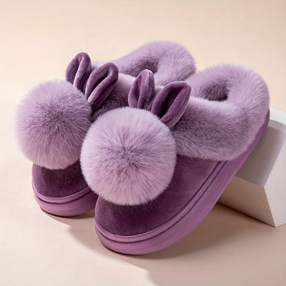 Bunny Pom CloudSoft Slippers