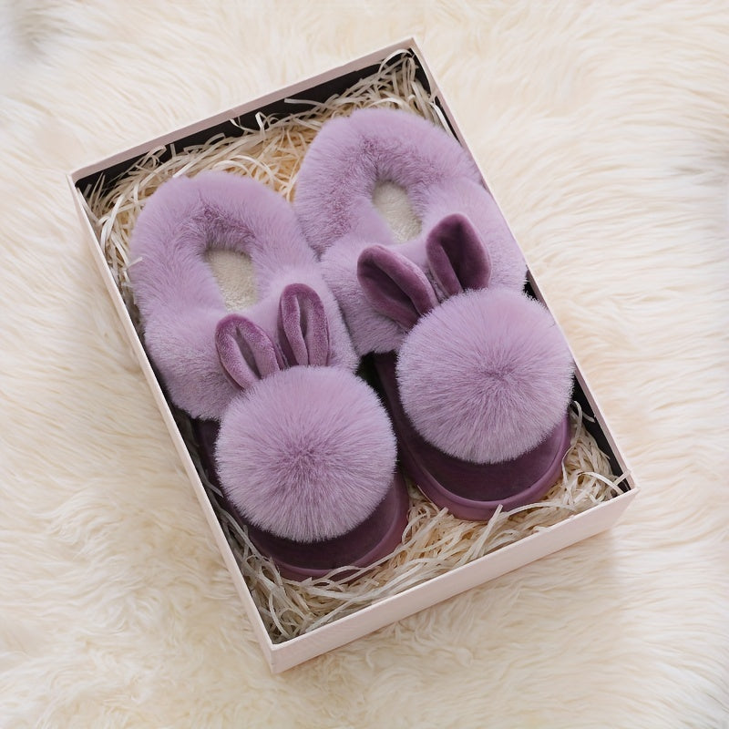 Bunny Pom CloudSoft Slippers