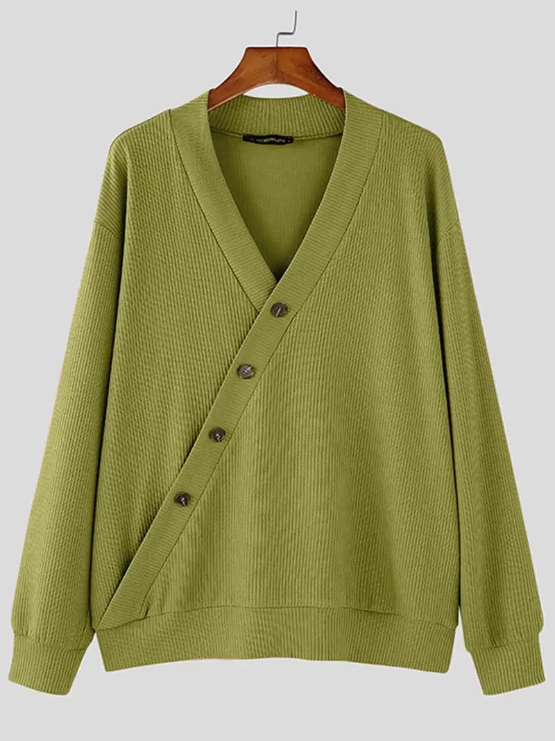 Modern Knit V Cardigan Sweater