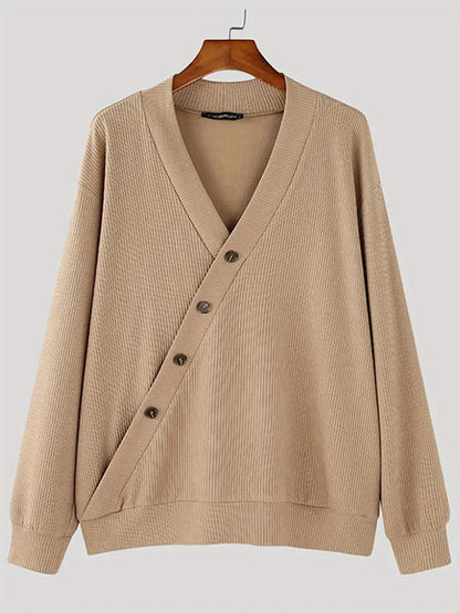 Modern Knit V Cardigan Sweater