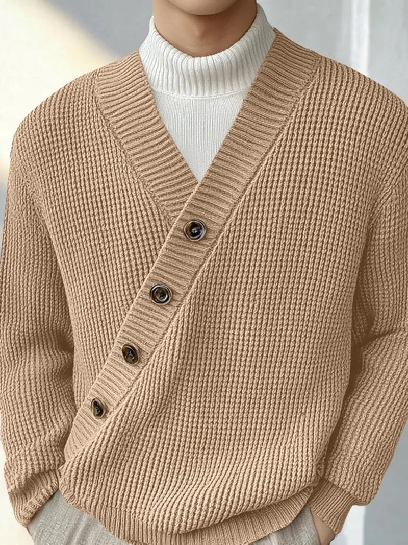 Modern Knit V Cardigan Sweater