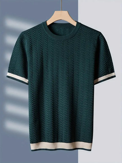 Textured Knit Short Sleeve