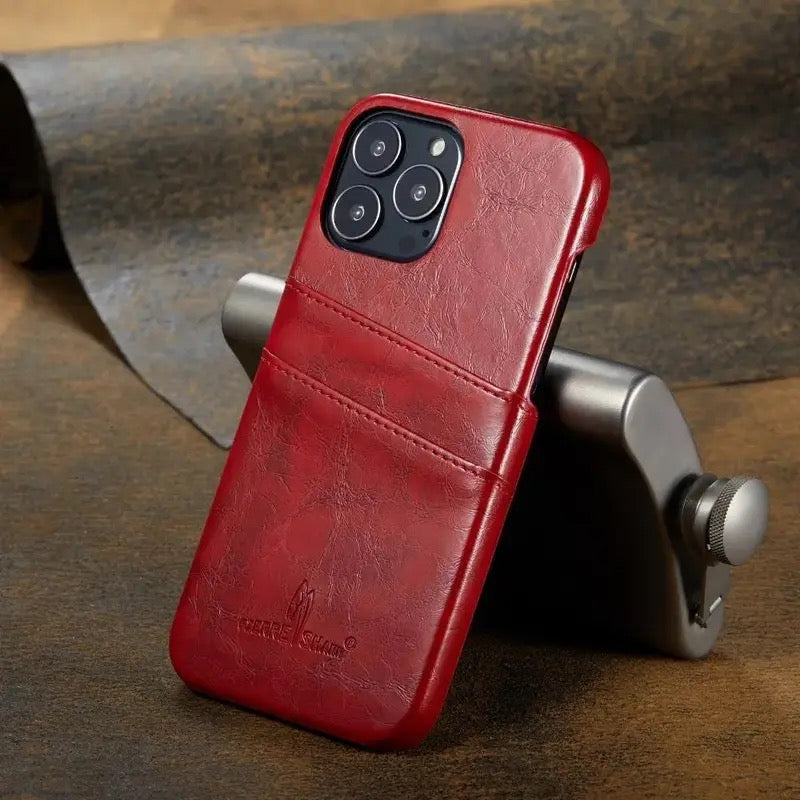 Vintage Leather iPhone Case