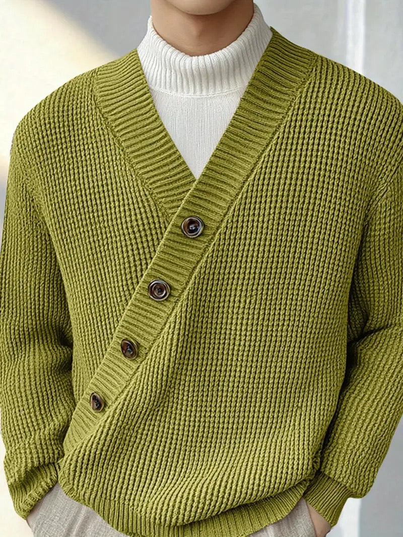 Modern Knit V Cardigan Sweater