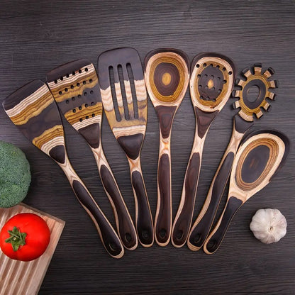 Woodland Chef 7-Piece Utensil Collection