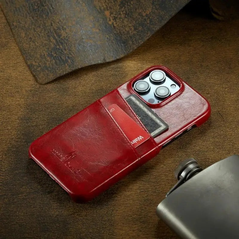 Vintage Leather iPhone Case