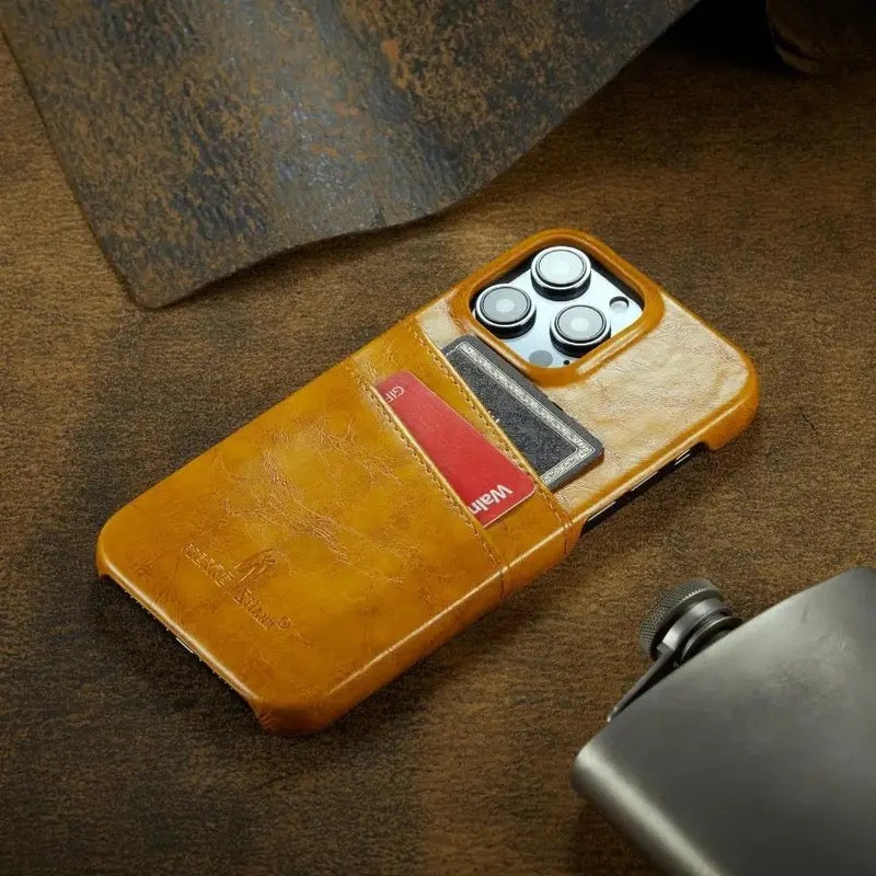 Vintage Leather iPhone Case