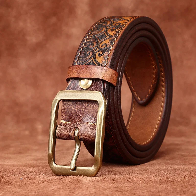 Liam's Crafted Genuine Leather Belt