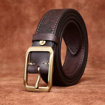 Liam's Crafted Genuine Leather Belt