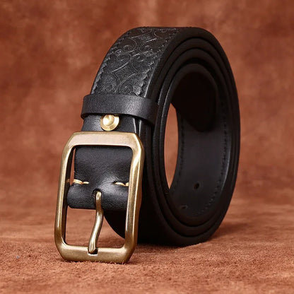 Liam's Crafted Genuine Leather Belt