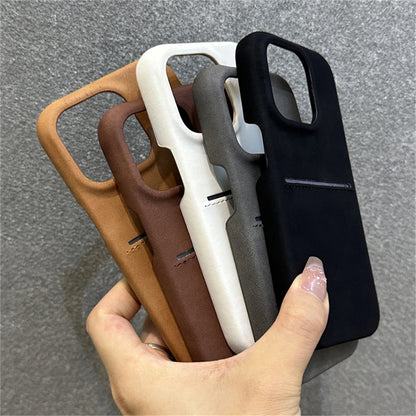 Genuine Italian Suede iPhone Case