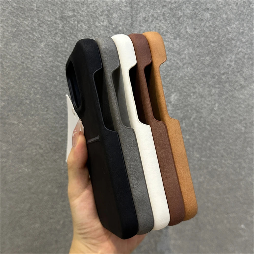 Genuine Italian Suede iPhone Case