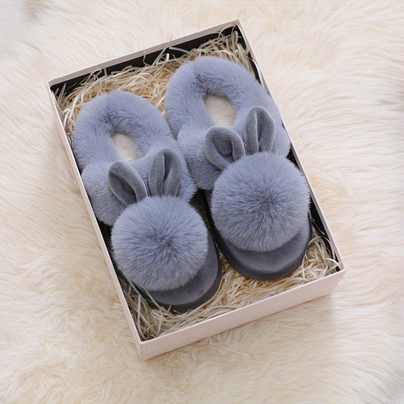 Bunny Pom CloudSoft Slippers