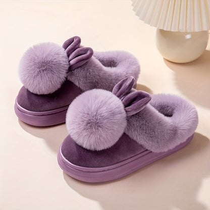 Bunny Pom CloudSoft Slippers