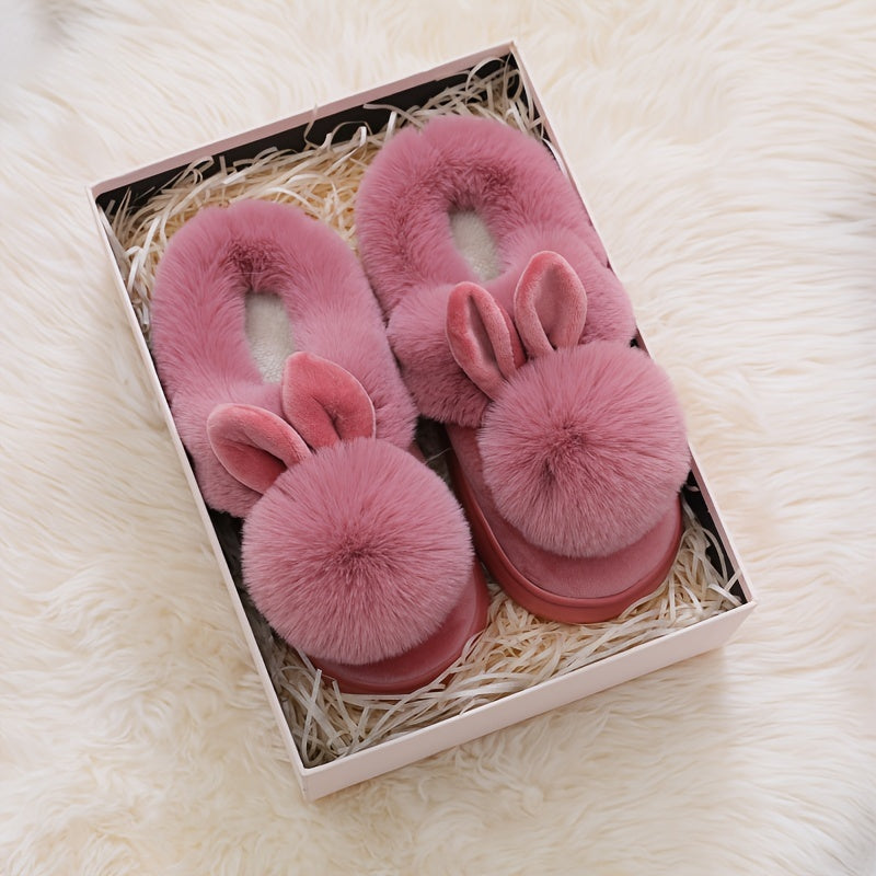 Bunny Pom CloudSoft Slippers