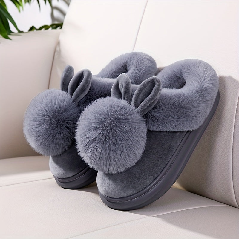 Bunny Pom CloudSoft Slippers